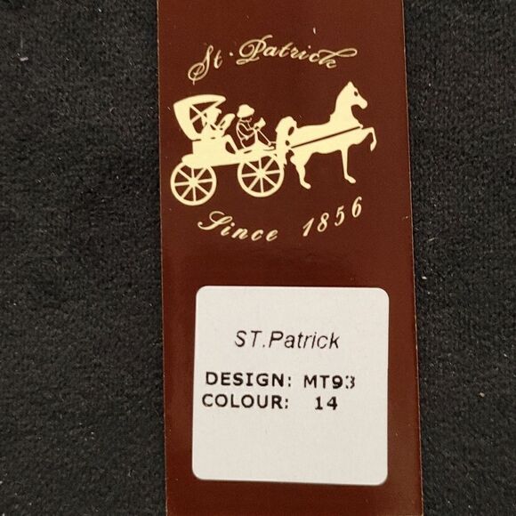 MEN'S ST. PATRICK BROWN/WHITE POLKA DOT TIE AND POCKET SQUARE SET. - Picture 4 of 5